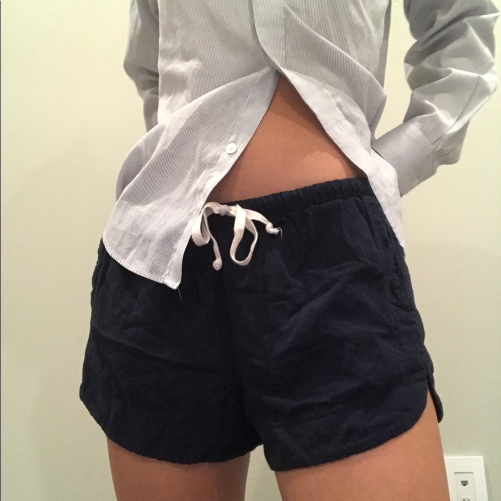 brandy melville navy shorts
